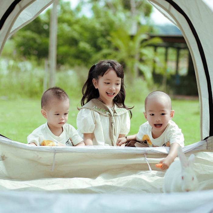 텐트 피칭 도전