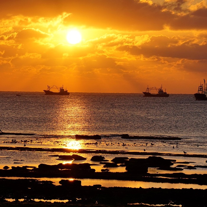 서귀포 일몰 풍경