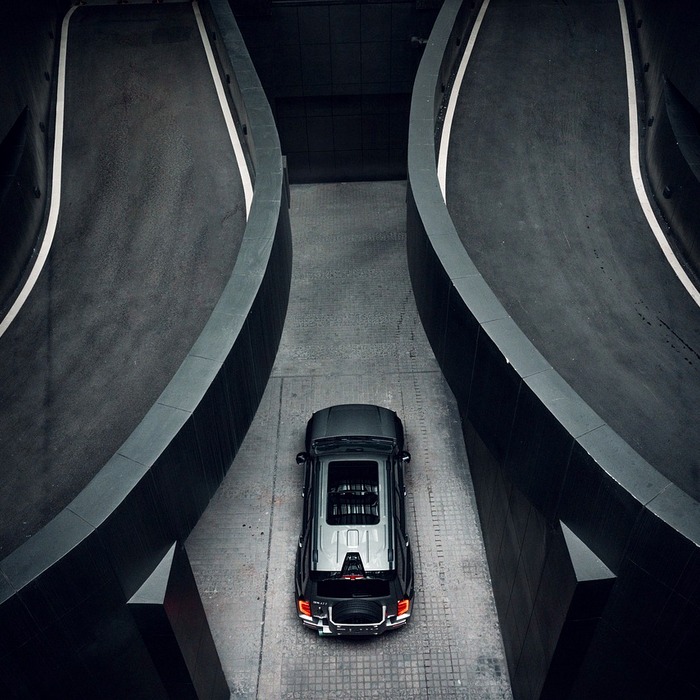고급 SUV 외관