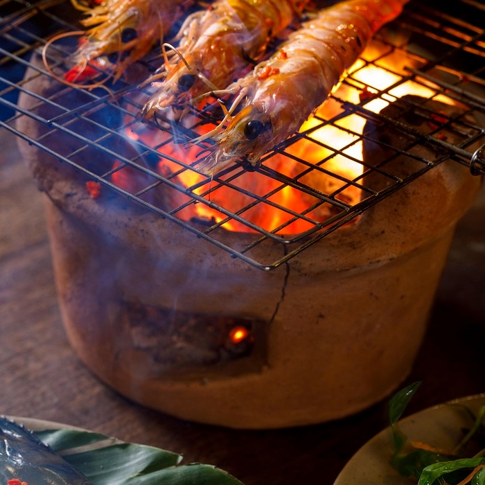 자연 속 바베큐