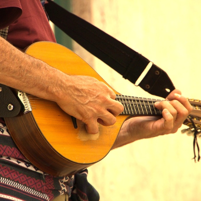 각설이 거리 공연