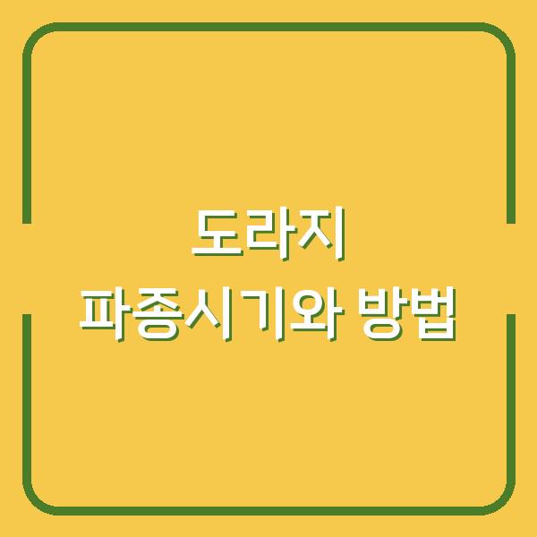 도라지 심는시기 놓치면 수확량 반토막… 지금 바로 확인할 파종 방법 5가지